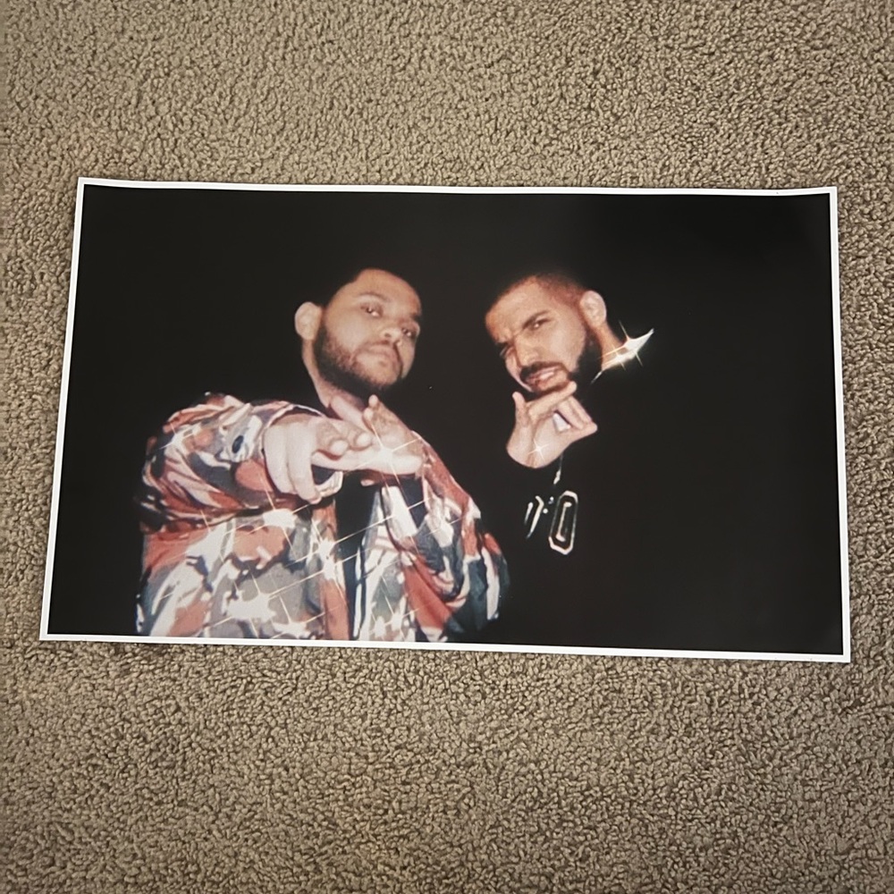 Drake and The Weekend Poster